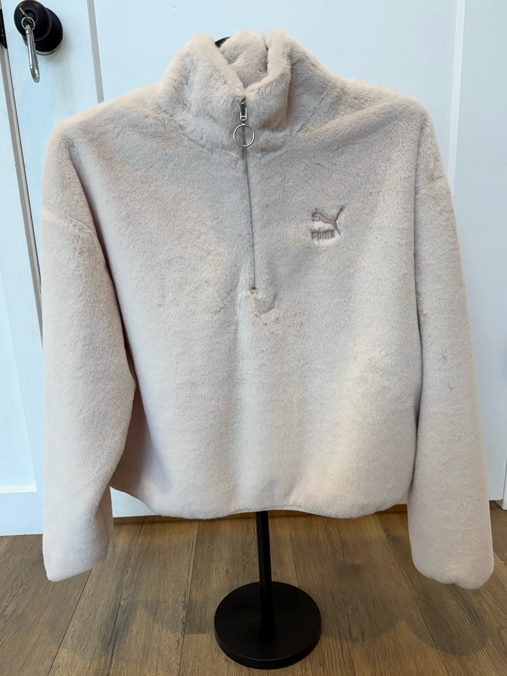 Puma Women's Faux Fur Half Zip